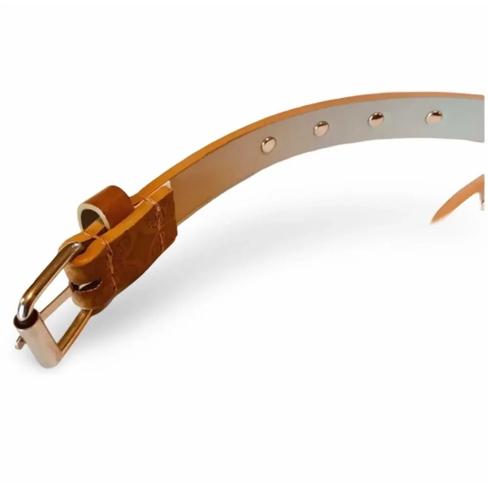 NWOT Brown Leather Jean Belt